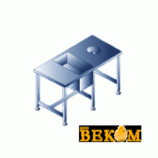 Стол с ванной для разделки рыбы